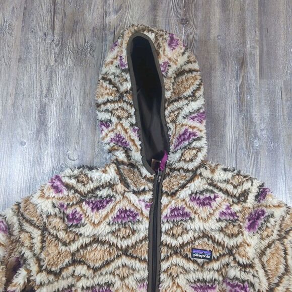 Patagonia Retro-X Women's Small Deep Pile Hoody Fleece Jacket Small Full Zip - Picture 5 of 14